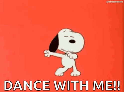 Snoopy Saying Yay Its Hump Day GIF
