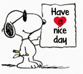 Snoopy Sketch Tuesday Have A Nice Day GIF