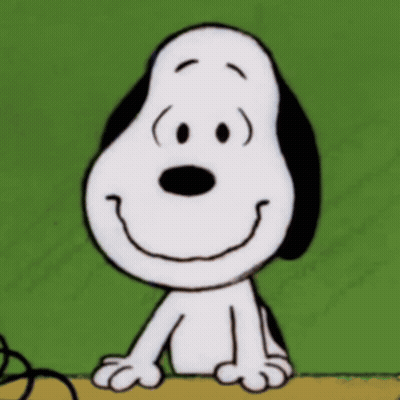 Snoopy Smiling At Camera GIF