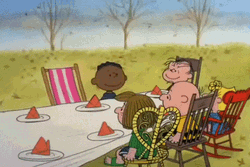Snoopy Thanksgiving Vanishing Away  GIF