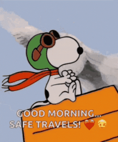 Snoopy Wearing Helmet And Goggles Sitting On Sign GIF
