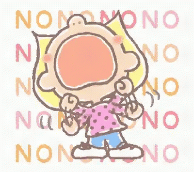 Snoopy With Mouth Open Saying No GIF