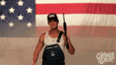 Snoopy Woodstock American Flags God Bless America Happy 4Th Of July GIF