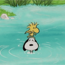Snoopy Woodstock GIF