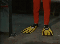 Snorkeling Scuba Steve Adam Sandler GIF