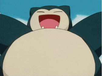 Snorlax Good Morning GIF