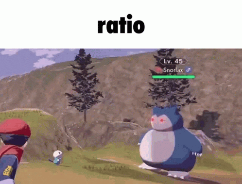 Snorlax Is A Pokemon That Has A Lv 45 On It GIF
