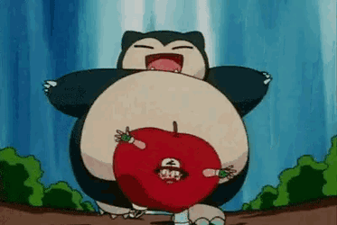 Snorlax Running GIF