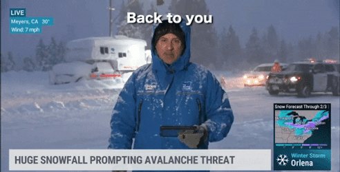 Snow Day Jim Cantore Report GIF