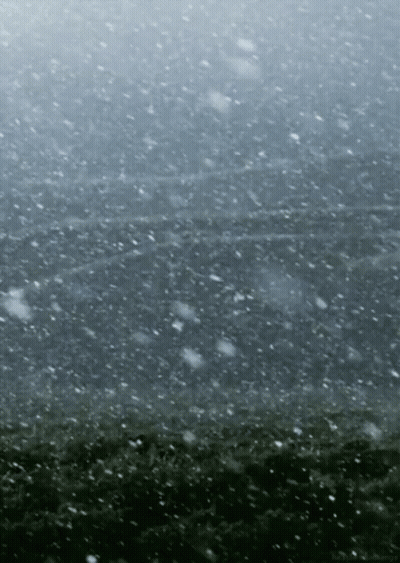 Snow Falling On Dark Gray Background With Tumblr Watermark GIF