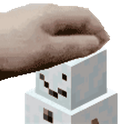 Snow Golem Snowman Sticker GIF