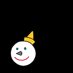 Snow Man Cartoon Mindblown GIF