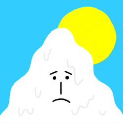 Snow Meltdown Heat From Sun GIF