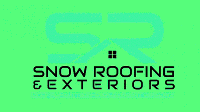 Snow Roofing And Exteriors Logo Roofing Gutters Replacement Windows GIF