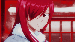 Snow Season Titania Erza Scarlet GIF