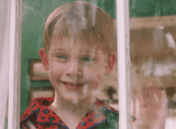 Snow Storm Kevin Waving Home Alone GIF