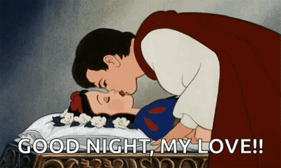 Snow White And Prince Charming Kissing GIF