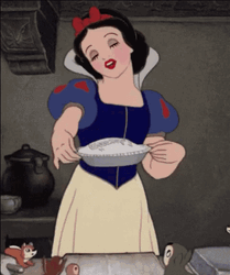 Snow White Baking GIF