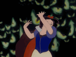 Snow White Chased By Monster GIF