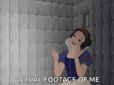 Snow White In Prison Saying Actual Footage Of Me GIF