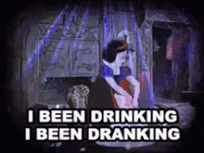 Snow White Saying I Been Drinking