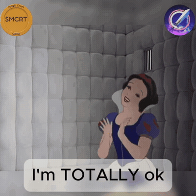 Snow White Saying I'm Totally Ok GIF