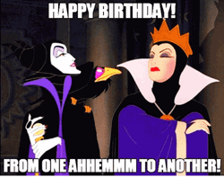 Snow White Stepmother Disney Happy Birthday GIF