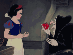 Snow White With Evil Witch GIF