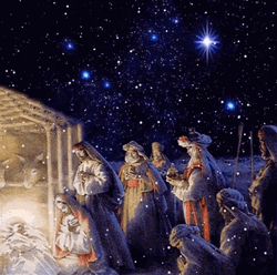 Snow Winter Night Nativity Of Jesus Christ