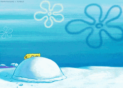Snowball Attack Patrick Spongebob Come Over GIF
