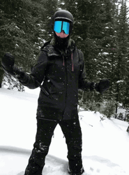 Snowboarding Fall Snow Play GIF