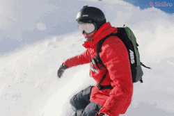 Snowboarding Snowboarder Slide Pow GIF