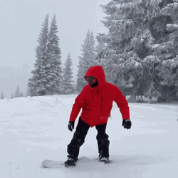 Snowboarding Snowboarders Winter Snow Gear GIF