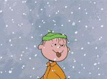 Snowing In Cartoon Series GIF