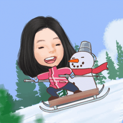 Snowy Saturday Jagyasini Winter Solstice Skating GIF