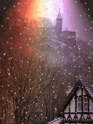 Snowy Saturday Rainbow In Winter GIF