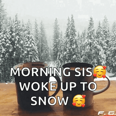 Snowy Town Good Meowfurnoon Super Pants Kitties Buddies GIF