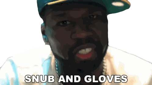 Snub And Gloves Curtis James Jackson Sticker