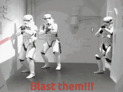 So Anyways I Started Blasting Stormtroopers Firing GIF