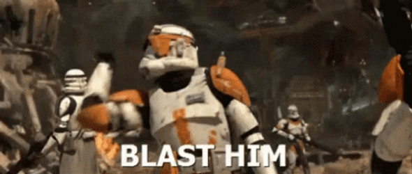 So Anyways I Started Blasting Stormtroopers GIF