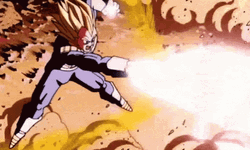 So Anyways I Started Blasting Vegeta Relentless Attack GIF