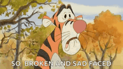 So Broken And Sad Faced GIF