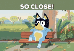 So Close Bandit Heeler Relaxing GIF