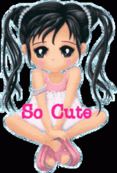 So Cute Anime Girl Winking GIF