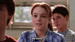 So Cute Mean Girls Lindsay Lohan GIF