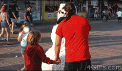 So Funny Snowman Prank Gone Wrong  GIF