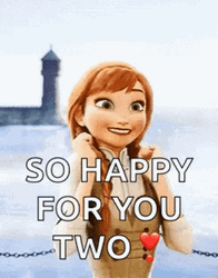 So Happy Anna Giggling GIF