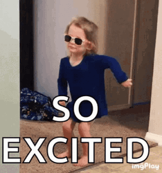So Happy Dancing Kid Is Excited GIF