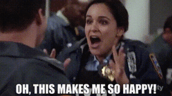 So Happy Police Girl Excitement GIF