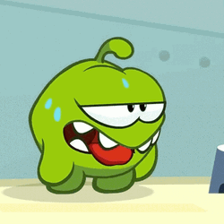 So Hot Right Now Om Nom Sweating GIF